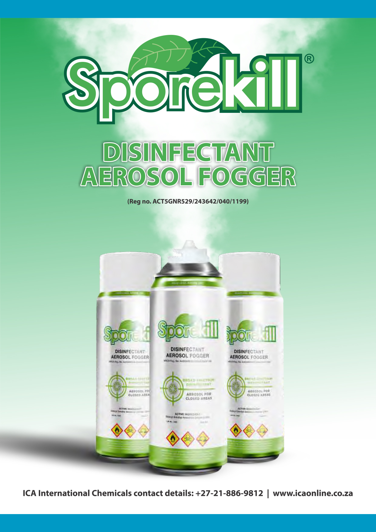 Sporekill Disinfectant Aerosol Fogger