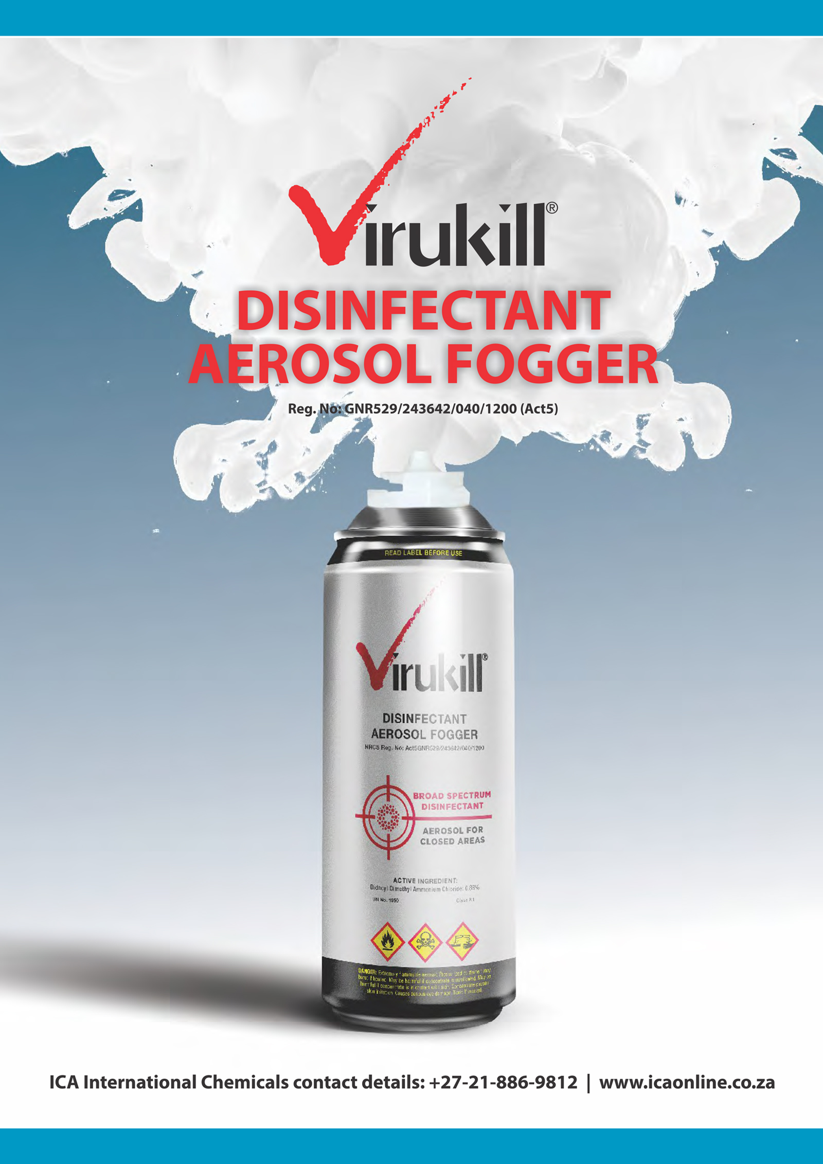 Virukill Disinfectant Aerosol Fogger